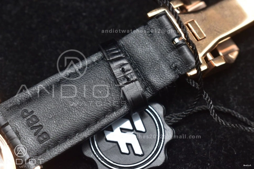 1:1 (Same IW371482 Chrono on Black A7750 Edition as Portuguese Genuine) Leather Best Thickness Strap ZF 0111